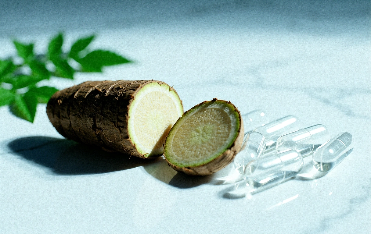 Botanical root extract detail